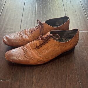 Ted Baker London Tan Leather Oxfords